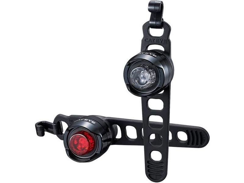 CATEYE ORB RECHARGEABLE FRONT & REAR LIGHT SET click to zoom image