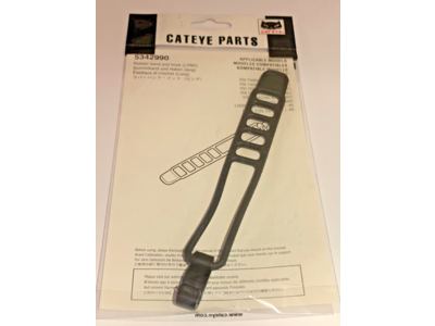CATEYE Rubber Strap & Clasp Long (Duplex / Volt XC Series) click to zoom image