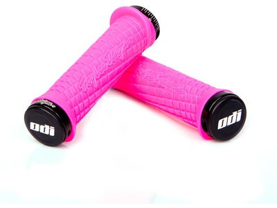 ODI GRIPS Troy Lee Designs MTB Lock On Grip 130mm Pink  click to zoom image