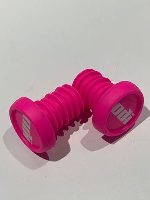 ODI GRIPS BMX 2 Colour Push In Plugs (Pair)  Pink  click to zoom image