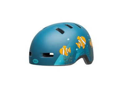 BELL Lil Ripper Toddler 45-51CM CLOWN FISH MATTE GREY-BLUE  click to zoom image