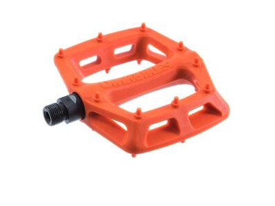 DMR V6 Lightweight Nylon Fibre Body Pedals 9/16" Axle Orange  click to zoom image