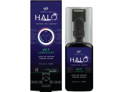 FINISH LINE Halo Wet Lubricant 120ml Bottle and Smart Luber