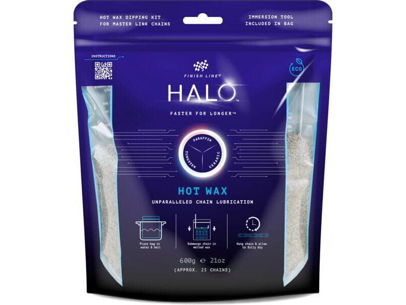 FINISH LINE Halo Hot Wax Lube Melts Granular Double Boil Bag click to zoom image