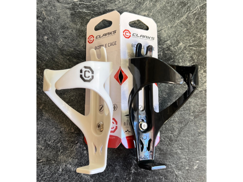 CLARKS CYCLE SYSTEMS Polycarbonate Bottle Cage w/Bolts click to zoom image