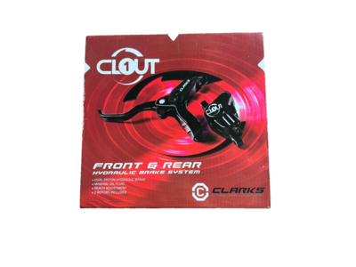 CLARKS CYCLE SYSTEMS LOUT Two Piston Hydraulic Brakes Front and Rear F160/R160 - IS Mount