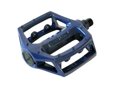 WELLGO Alloy Pedals DX Type With Boron Axle 9/16" 9/16" Dark Blue  click to zoom image