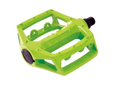 WELLGO Alloy Pedals DX Type With Boron Axle 9/16" 9/16" Green  click to zoom image