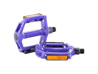 WELLGO Alloy Pedals DX Type With Boron Axle 9/16" 9/16" Purple  click to zoom image
