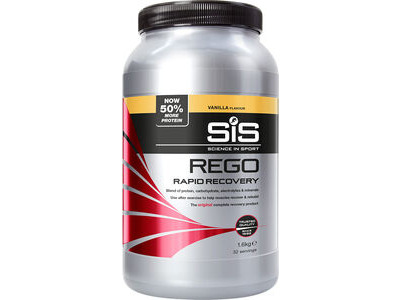 SCIENCE IN SPORT REGO Rapid Recovery drink powder - 1.6 kg tub  Vanilla  click to zoom image