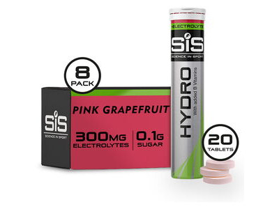 SCIENCE IN SPORT GO Hydro Tablet x 8 tubes  Pink Grapefruit  click to zoom image