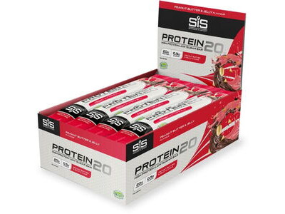 SCIENCE IN SPORT Protein20 Bar - Box of 12 Box of 12 Peanut Butter and Jelly  click to zoom image
