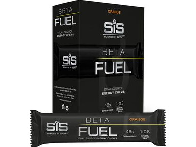 SCIENCE IN SPORT Beta Fuel Dual Source Energy Chews, 60g Bar (6 Pack) 60g Bar (6 Pack) orange  click to zoom image