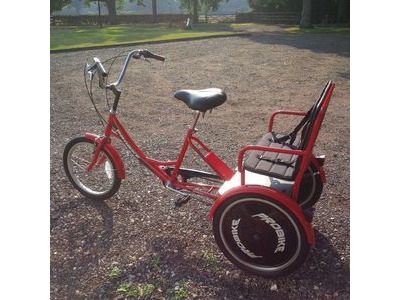 SOUTHWATER CYCLE HIRE 2 Day Tricycle Kid Carrier hire click to zoom image