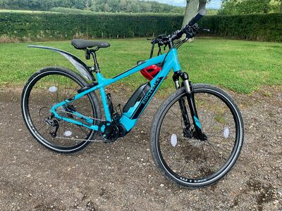 SOUTHWATER CYCLE HIRE Electric MTB 4 Hour Hire Medium Blue  click to zoom image